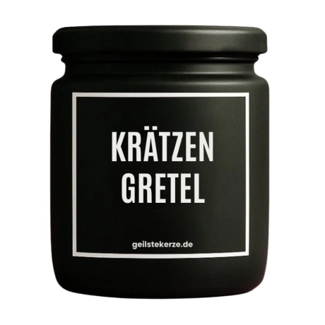 Duftkerze „Krätzengretel“ – kleines Geschenk zum Danke sagen