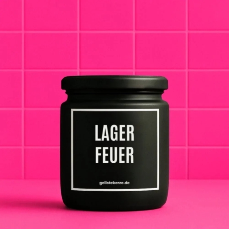 Duftkerze „Lagerfeuer“ – Geschenk zum Geburtstag für Männer