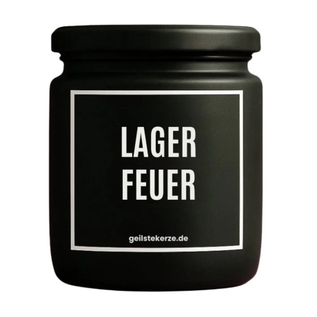 Duftkerze „Lagerfeuer“ – Geschenk zum Geburtstag für Männer