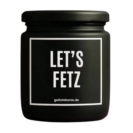 Duftkerze „Let’s Fetz“ – lustiges Geburtstagsgeschenk
