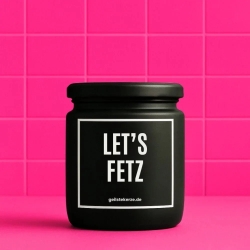 Duftkerze „Let’s Fetz“ – lustiges Geburtstagsgeschenk