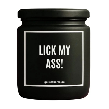 Duftkerze „Lick My Ass“ – Geschenk zum Geburtstag für Frauen