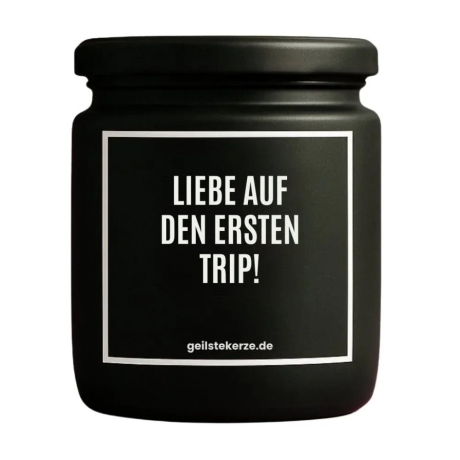 Duftkerze „LIEBE AUF DEN ERSTEN TRIP!“