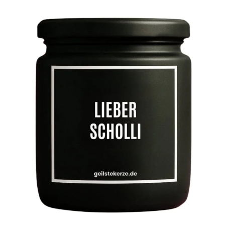 Duftkerze „Lieber Scholli“ – lustiges Geschenk für sie