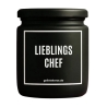 Duftkerze „Lieblingschef“ – Geschenk für den Chef