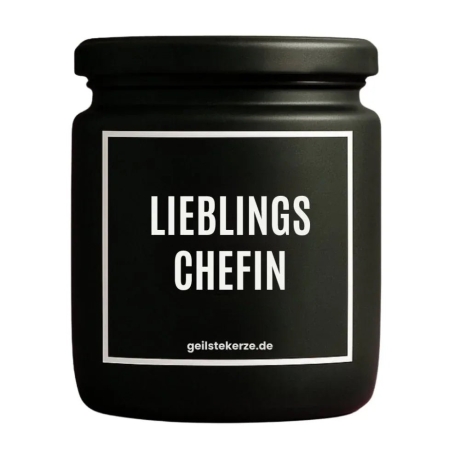 Duftkerze „Lieblingschefin“ – Geschenk für die Chefin