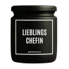 Duftkerze „Lieblingschefin“ – Geschenk für die Chefin
