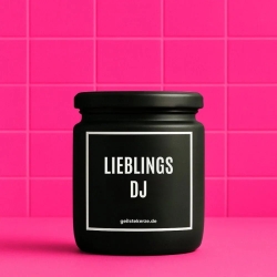 Duftkerze „Lieblings DJ“ – Geschenk für den DJ