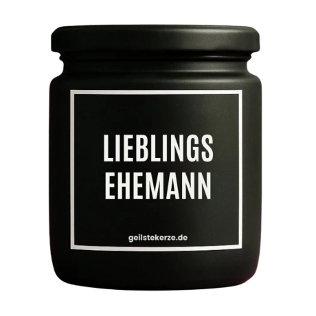 Duftkerze „Lieblingsehemann“ – Geschenk für den Ehemann