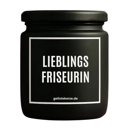 Duftkerze „Lieblingsfriseurin“ – Dankeschön Friseurin