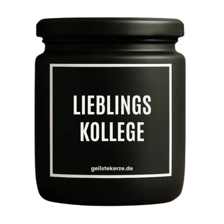 Duftkerze „Lieblingskollege“ – Geschenk Kollege, Büro