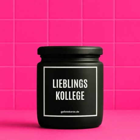 Duftkerze „Lieblingskollege“ – Geschenk Kollege, Büro