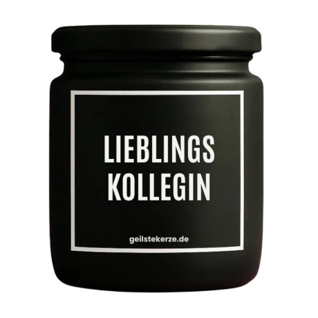 Abschiedsgeschenk Kollegin – Duftkerze personalisiert