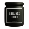 Duftkerze „Lieblingslehrer“ – Geschenk für den Lehrer