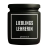 Duftkerze „Lieblingslehrerin“ – Geschenk für die Lehrerin