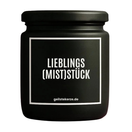 Duftkerze „Lieblings (mist)stück“