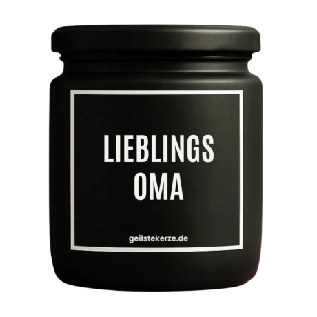 Duftkerze „Lieblingsoma“ – Geschenk für die Oma