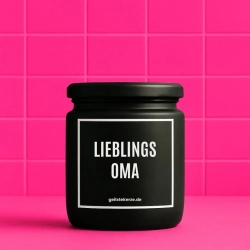 Duftkerze „Lieblingsoma“ – Geschenk für die Oma