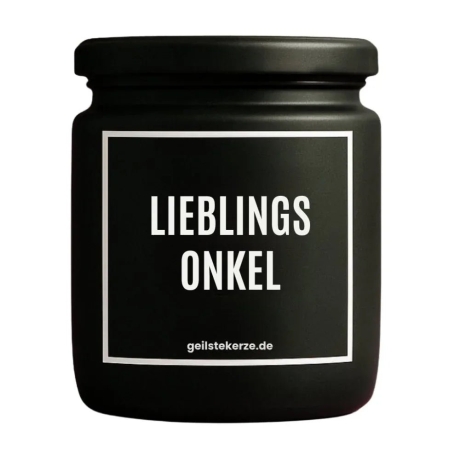 Duftkerze „Lieblingsonkel“ – Geschenk für den Onkel