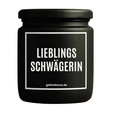 Duftkerze „Lieblingsschwägerin“ – Geschenk für die Schwägerin