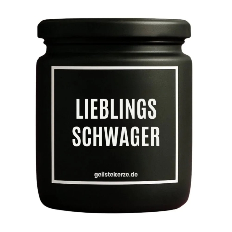 Duftkerze „Lieblingsschwager“ – Geschenk für den Schwager