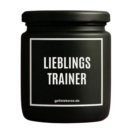 Duftkerze „Lieblingstrainer“ – Geschenk für den Trainer