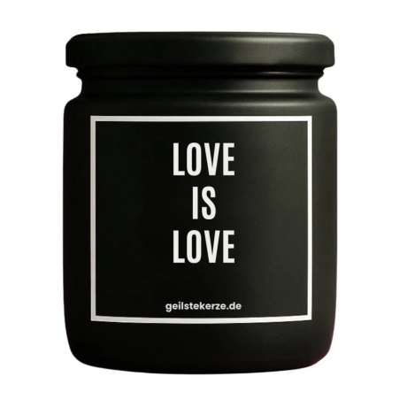 Duftkerze „Love Is Love“ – Geschenk für den Lieblingsmenschen