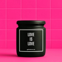 Duftkerze „Love Is Love“ – Geschenk für den Lieblingsmenschen