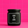 Duftkerze „Love Is Love“ – Geschenk für den Lieblingsmenschen