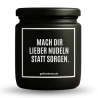 Duftkerze „Nudeln statt Sorgen“ – Geschenk Aufmunterung