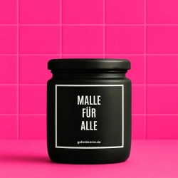 Duftkerze „Malle Für Alle“ – Geschenk für die Freundin