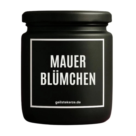 Duftkerze „Mauerblümchen“ – Geschenk Lieblingsmensch
