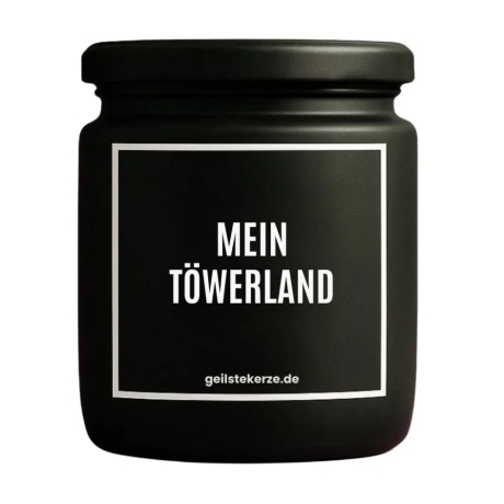 Duftkerze „Mein Töwerland“ – lustiges Geschenk fürs Team
