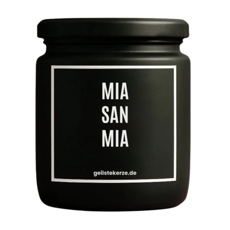 Duftkerze „Mia San Mia“ – Geschenk Kollegin