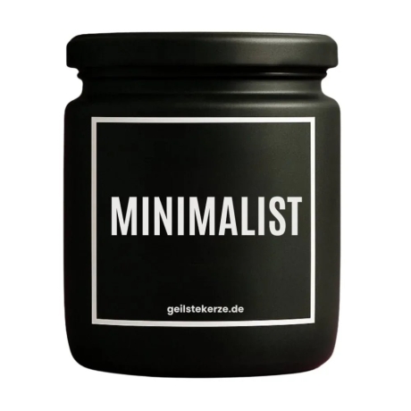 Duftkerze „Minimalist“ – Mitbringsel als Dankeschön