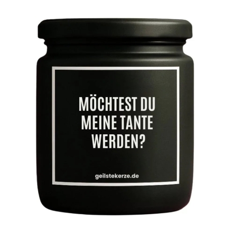 Duftkerze „MÖCHTEST DU MEINE TANTE WERDEN?“