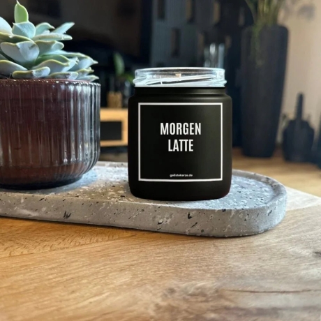Duftkerze „Morgen Latte“ – Geschenk für den Feierabend