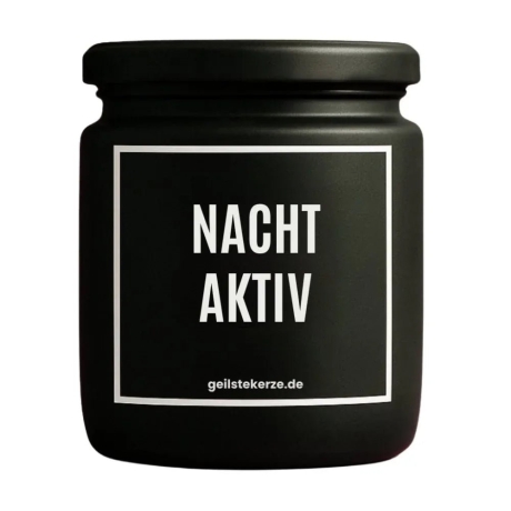 Duftkerze „Nachtaktiv“ – Geschenk für die Freundin