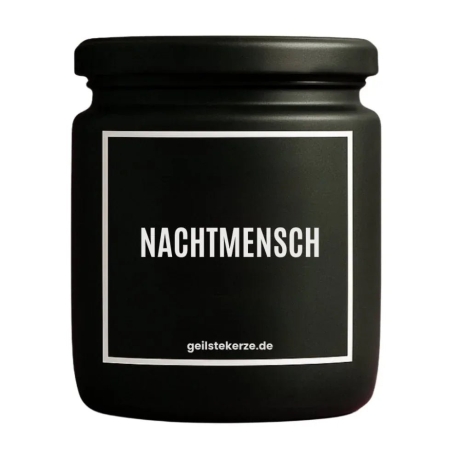 Duftkerze „Nachtmensch“ – Geschenk Kollege