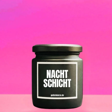 Duftkerze „Nachtschicht“ – Geschenk für Schichtarbeiter