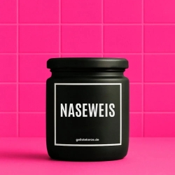 Duftkerze „Naseweis“ – Geschenk einfach so
