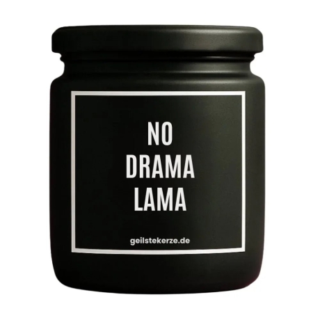 Duftkerze „No Drama Lama“ – Mitbringsel als Dankeschön