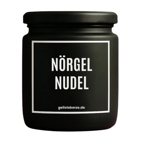 Duftkerze „Nörgelnudel“ – lustiges Mitbringsel
