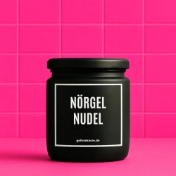 Duftkerze „Nörgelnudel“ – lustiges Mitbringsel