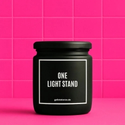 Duftkerze „One Light Stand“ – Wichtelgeschenk Büro
