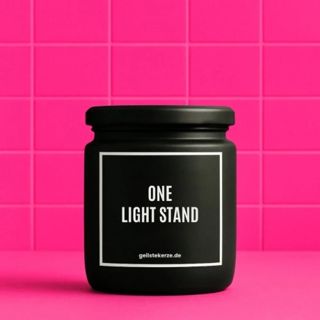 Duftkerze „One Light Stand“ – Wichtelgeschenk Büro