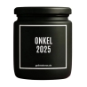 Duftkerze „Onkel 2025“ – Geschenk für den Onkel