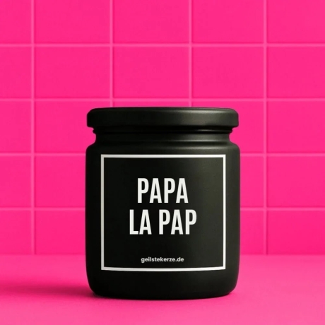 Duftkerze „Papa La Pap“ – Geschenk für Papa