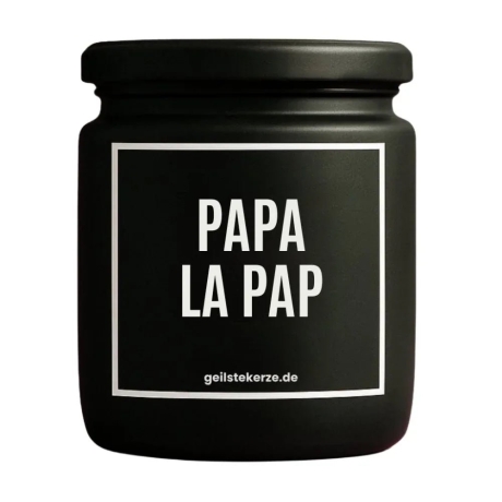 Duftkerze „Papa La Pap“ – Geschenk für Papa