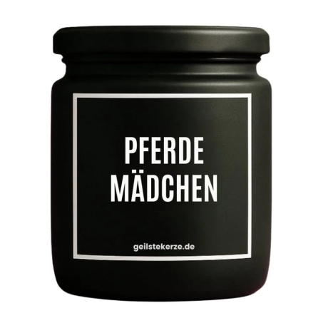 Duftkerze „Pferdemädchen“ – Geschenk für Pferdemenschen